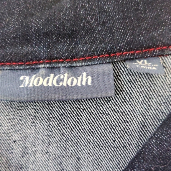 Denim ModCloth Jumpsuit (size XL) - Picture 6 of 7